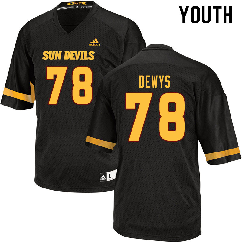 Youth #78 Roman DeWys Arizona State Sun Devils College Football Jerseys Sale-Black